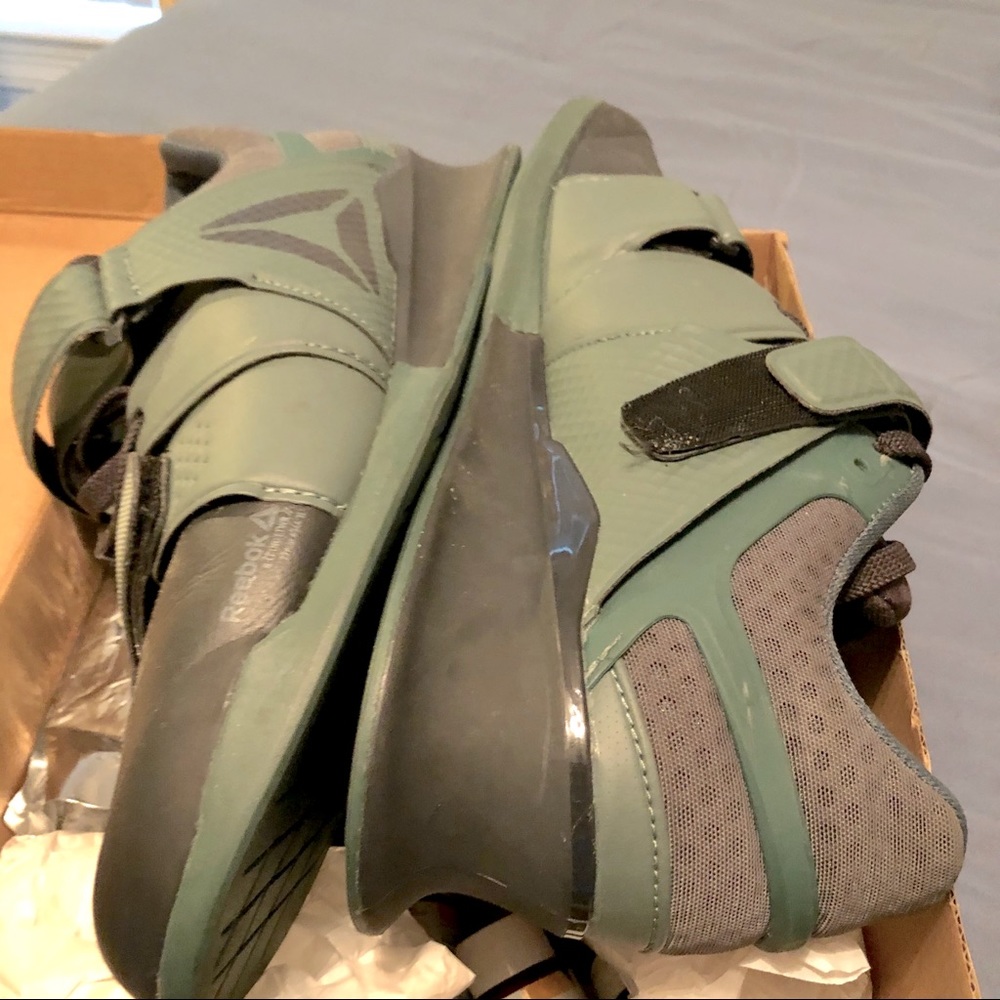 Reebock Legacy Lifter 2.0 Powerlifting Shoes Brand New, Army Green 9.5 M 11F